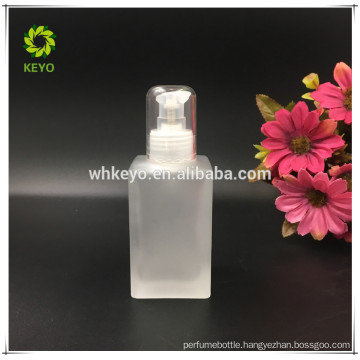 4oz essential oil bottle empty glass packaging square glass bottle glass lotion bottle